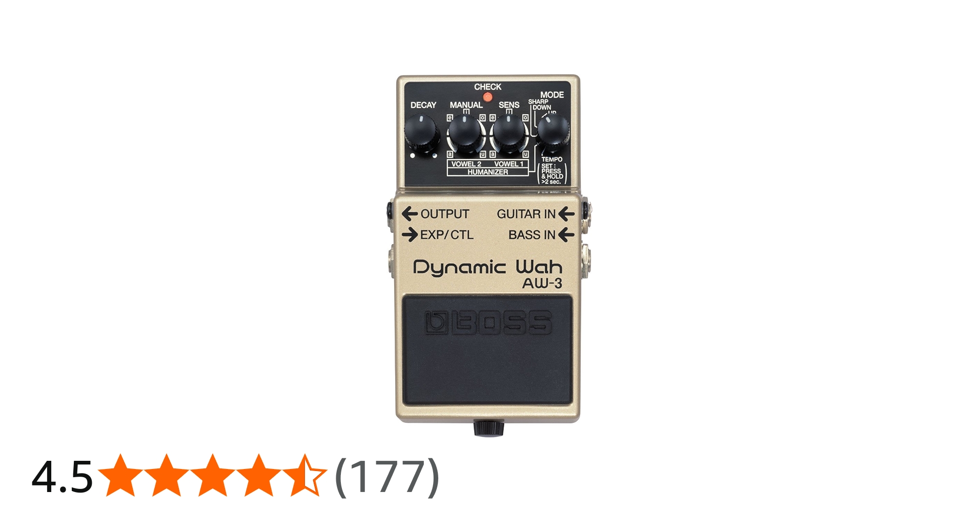 Amazon | BOSS Dynamic Wah AW-3 | ワウ | 楽器・音響機器