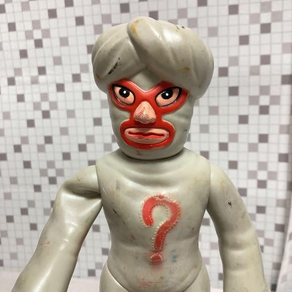 タイガーマスク ソフビ 当時物 ミスタークエスチョン フィギュア レトロ