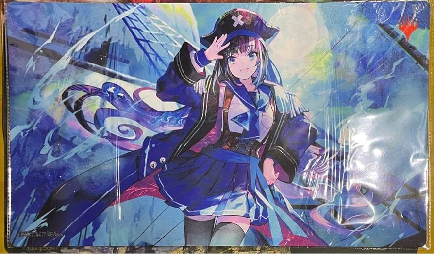 藤ちょこ プレイマット 幽体の船乗り Amazon.co.jp: MTG 幽体の船乗り