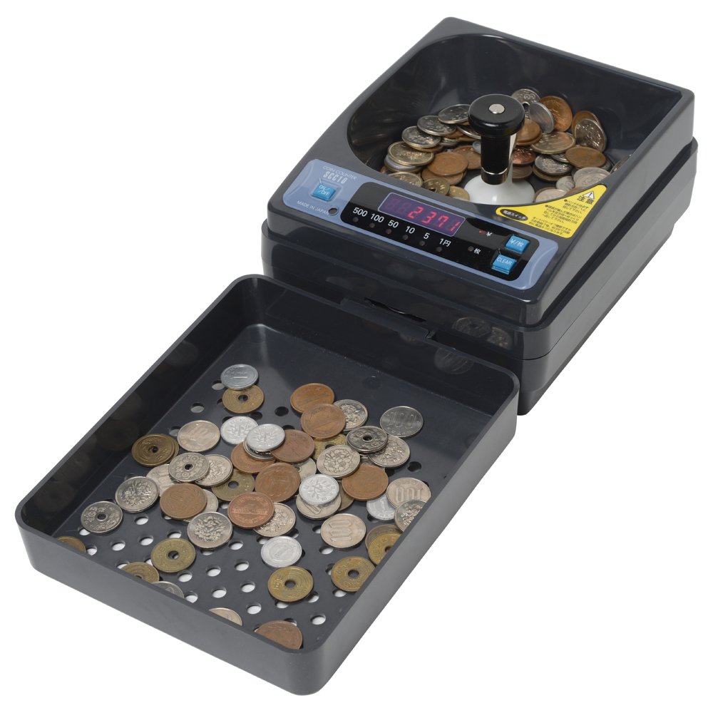 15051F2512）コインカウンター 小型硬貨計算機 SCC-20 スガイ総業
