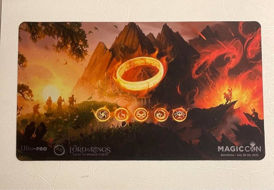 Amazon | MTG プレイマット 指輪物語 MagicCon バルセロナ | トレカ 通販