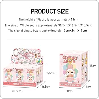 Amazon.co.jp: POP MART CRYBABY Crying Again シリーズ フェイス