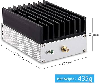 Amazon.co.jp: 超広帯域 RF パワーアンプ 1MHz〜130MHz 6W 43dB HF