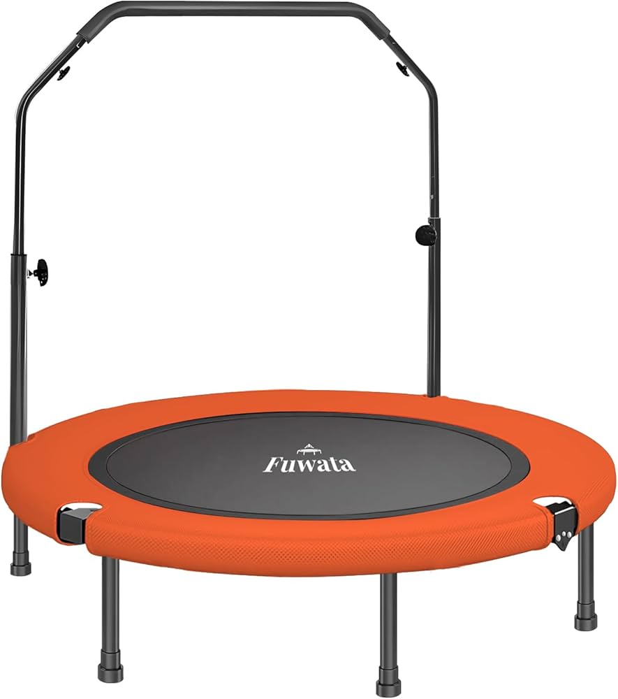 Amazon | Fuwata トランポリン 手摺付き 室内用 大人用 子供用 大型