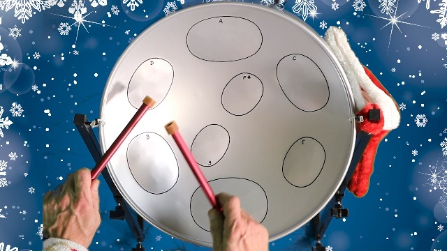 Amazon.com: Panyard JJ Jumbie Jam Steel Ready to Play Kit-Silver G