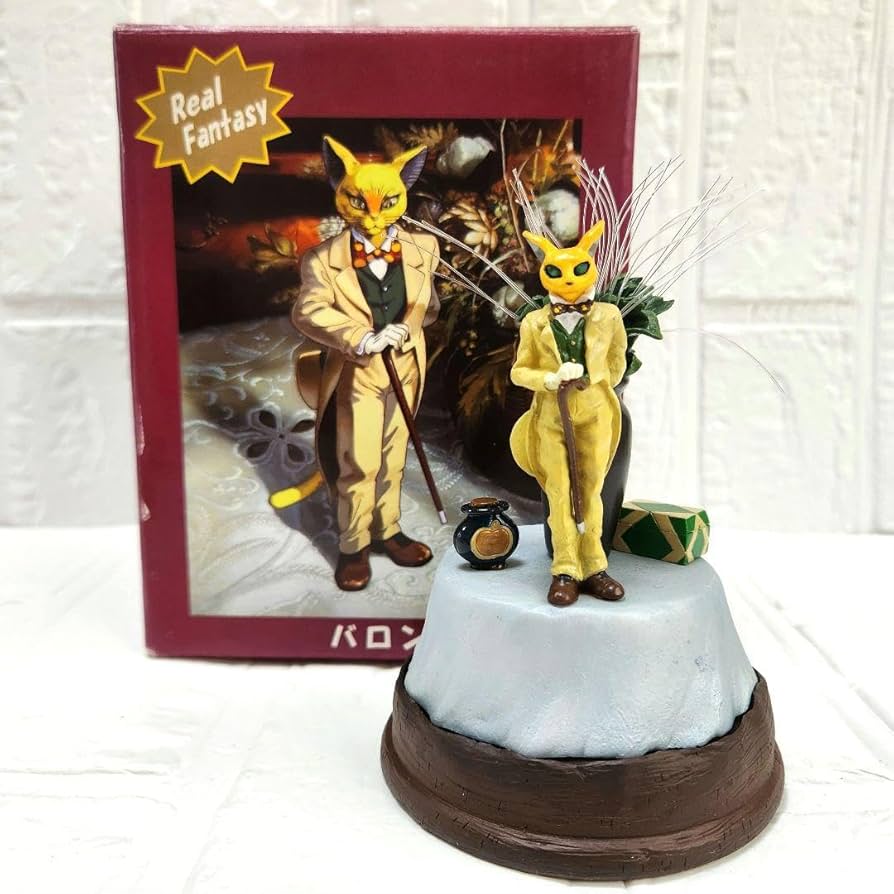 Amazon.co.jp: 猫の恩返し バロン リアルファンタジー ライト 置物