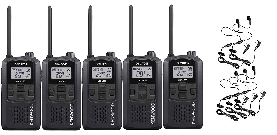 4台セット☆KENWOOD UBZ-EA20R 特小トランシーバー インカム付 UBZ