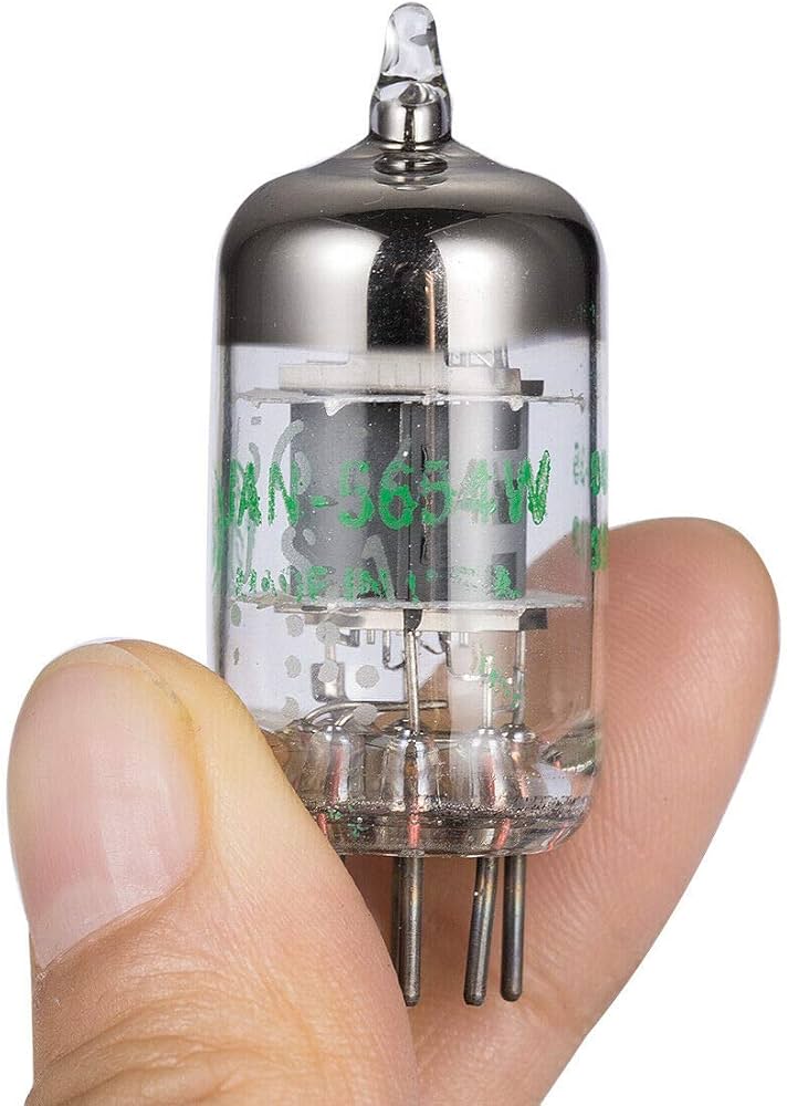 Amazon.co.jp: マッチしたペア 7ピン GE JAN 5654W 真空管