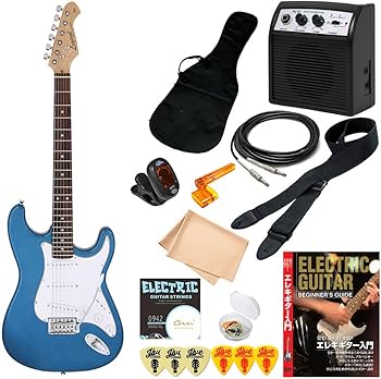 Amazon | エレキギター 初心者セット 12点 Legend LST-Z MBL ストラト