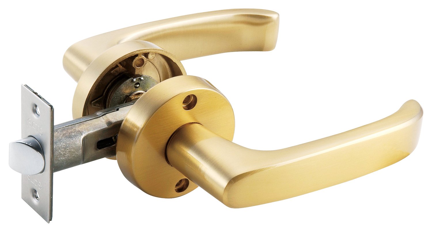 Amazon.co.jp: マツ六 取り付け簡単 ドアロック GATE MJレバー空錠