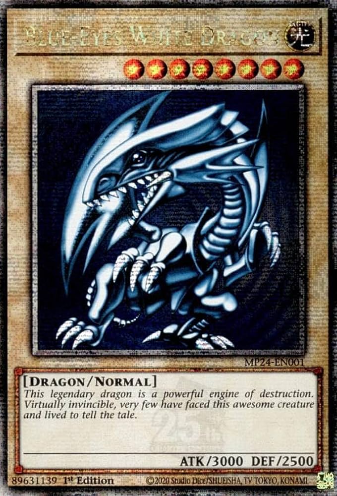 遊戯王 青眼の白龍 シクブル シークレットブルーアイズ 英語版 DDS-001