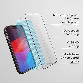 Amazon | CASETiFY iPhone 16 Pro Max インパクト HD 保護フィルム