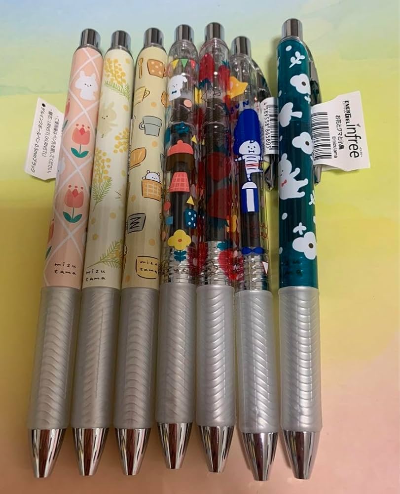 Amazon.co.jp: mizutamaさん+TSUTAYA 限定エナージェルボールペン 7本