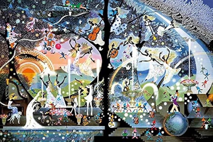 Amazon | 藤城清治 1000ピース ジグソーパズル 愛の泉