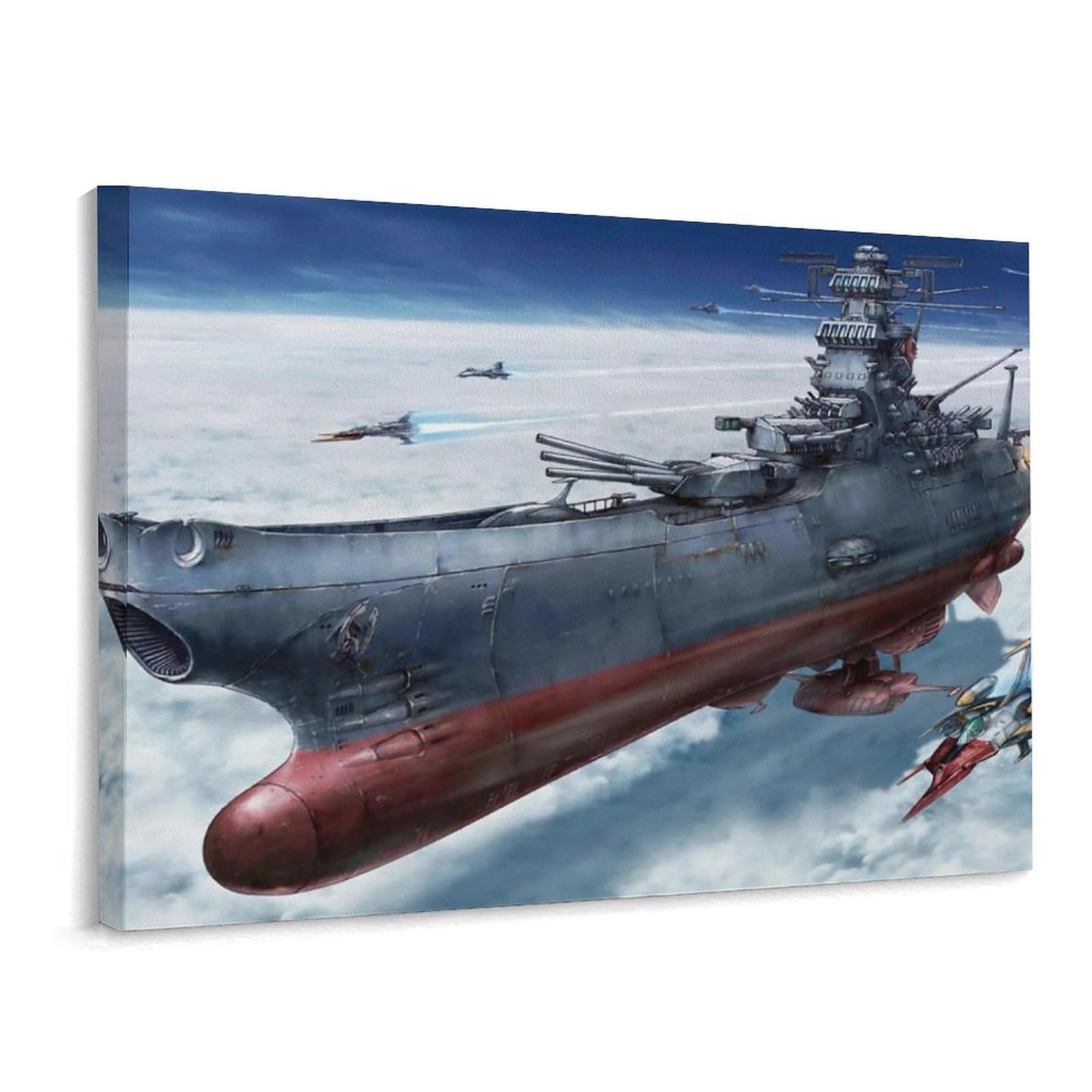 Battleship Yamato アート 戦艦大和 CGポスター 木製パネル Battleship