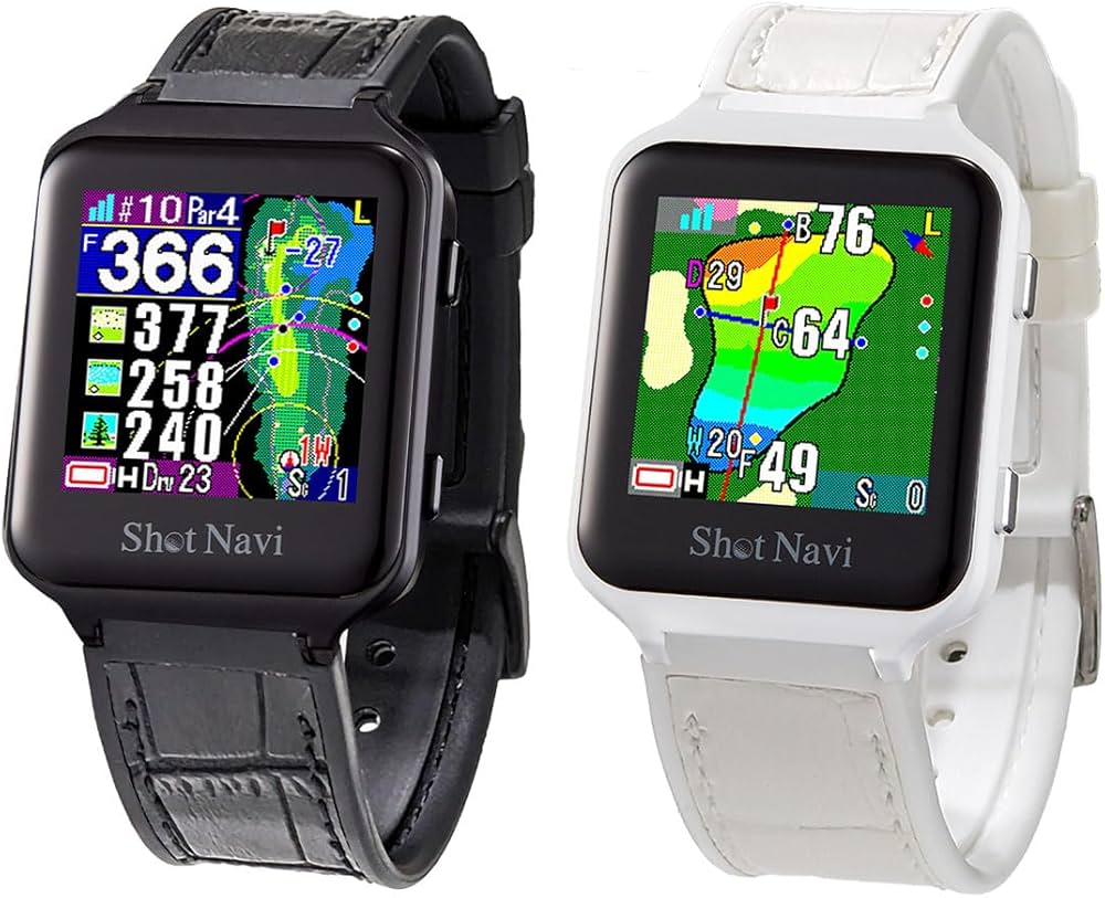 Amazon.co.jp: ショットナビ AIR EX 腕時計型 GPSナビ クロコダイル調