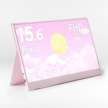 Amazon.co.jp: Pixio ポータブルモニター モバイルモニター パステル