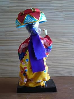 高級琉球木目込人形 男女セット沖縄