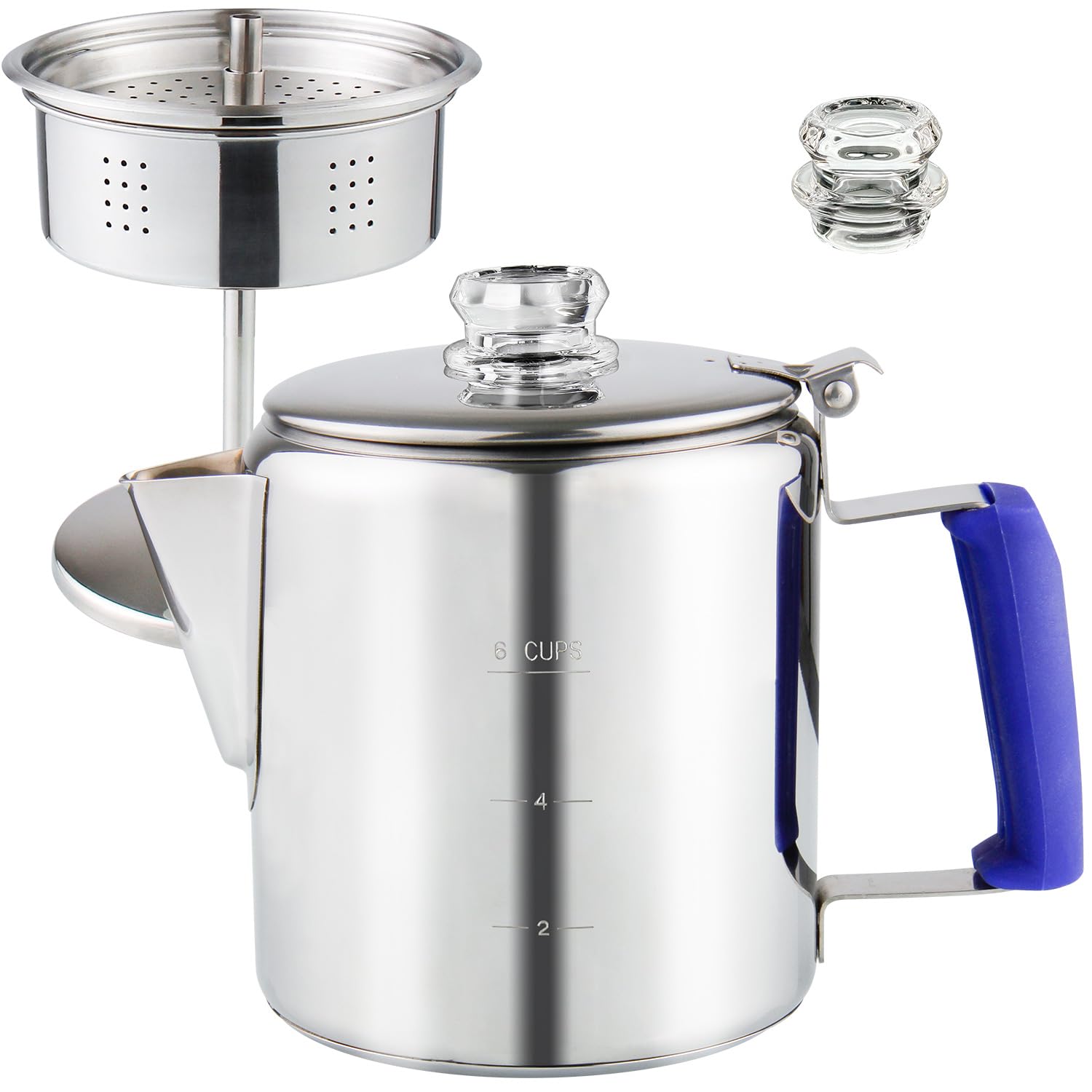 Amazon.com: Multi Use Percolator Coffee Pot Stainless Steel Stove