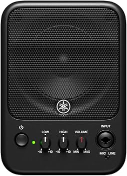 Amazon | ヤマハ MS101-4 パワードスピーカー マイク入力(XLR)も搭載