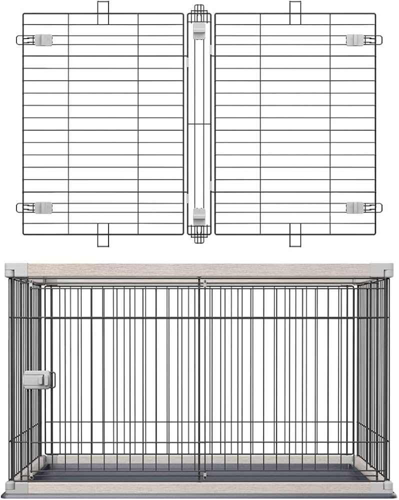 Amazon | アイリスオーヤマ 犬 サークル ウッディサークル アッシュ