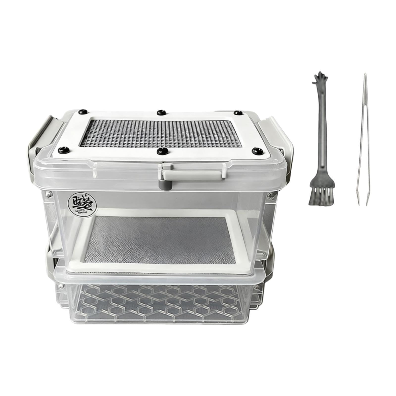 Amazon | Generic コオロギ飼育ケース 餌昆虫繁殖容器 ポータブル