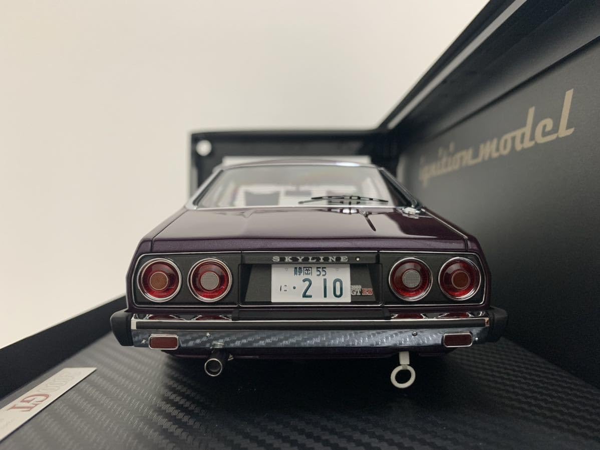 1/18 イグニッションモデルスカイライン 2000 GT-ES パープル