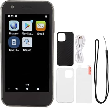 Amazon | XS12 スーパーミニ 4G スマートフォン、Android10 用 3