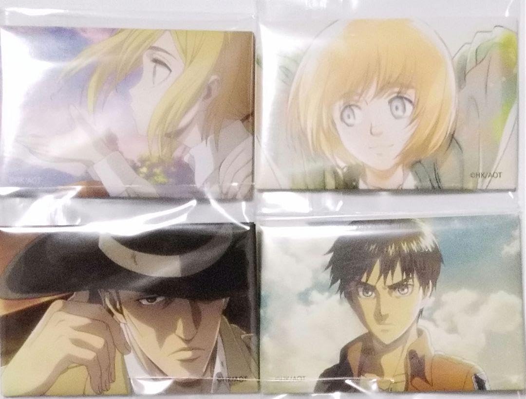 進撃の巨人 エレン wit studio スクエア缶バッジコレクション 【公式通販】