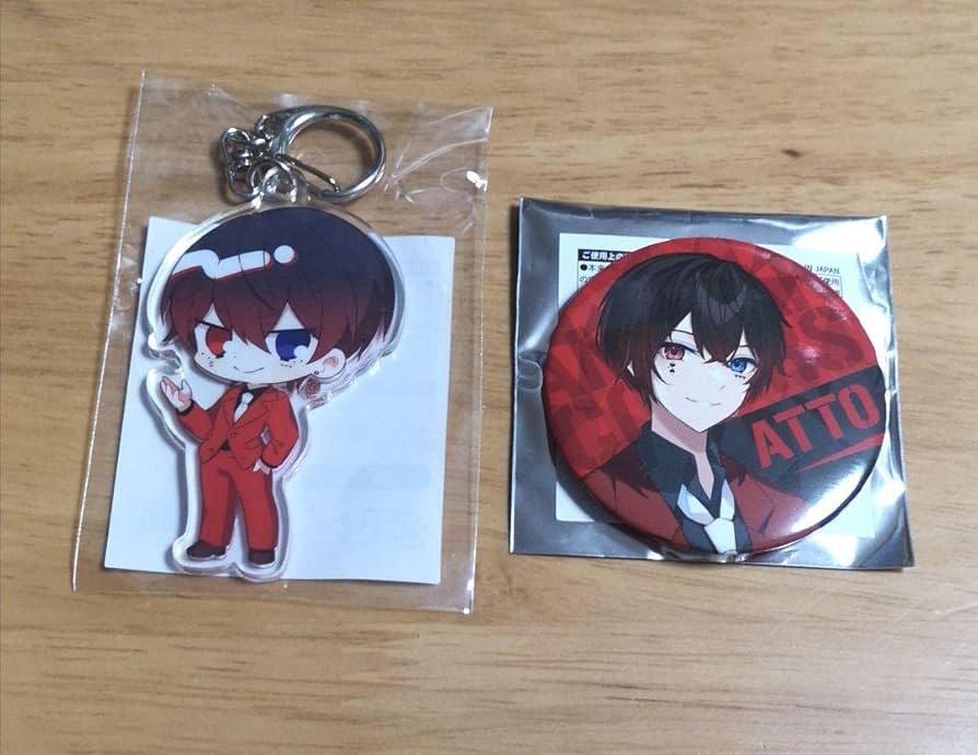 Amazon | AMPTAK COLORS アンプタックカラーズ あっとくん 缶バッジ