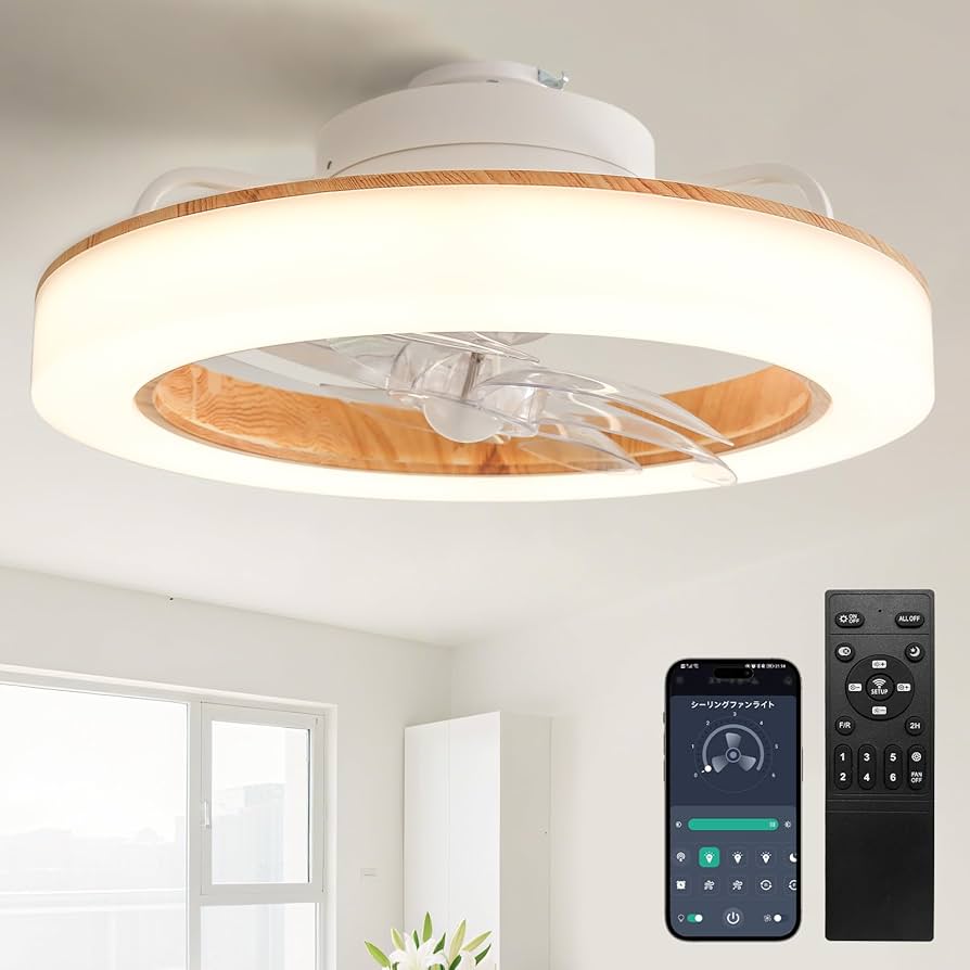 Amazon.co.jp : TENKOO&YOU シーリングファンライト led 【正逆回転