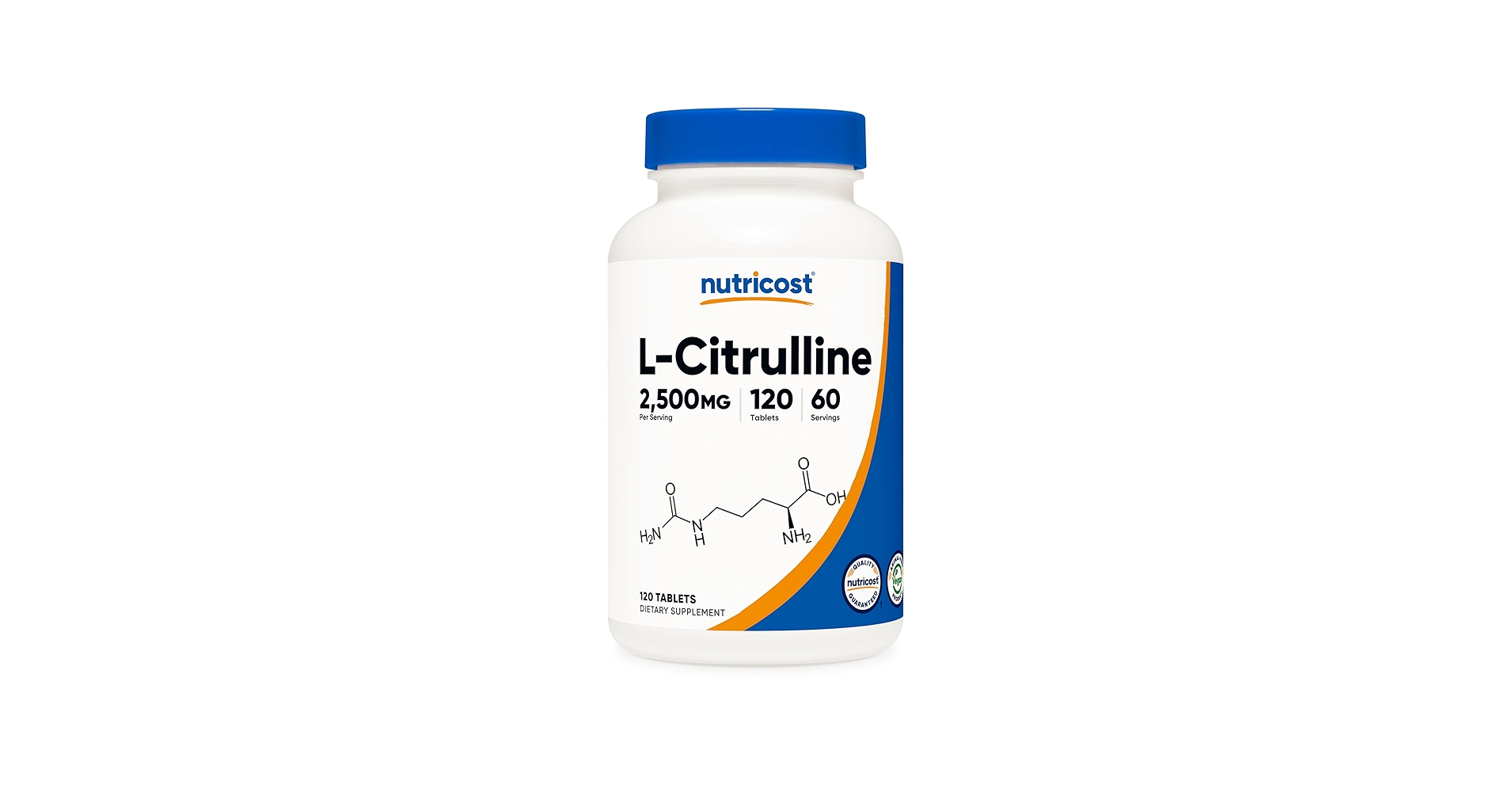 Amazon.com: Nutricost L-Citrulline 2500mg Per Serving, 60 Servings