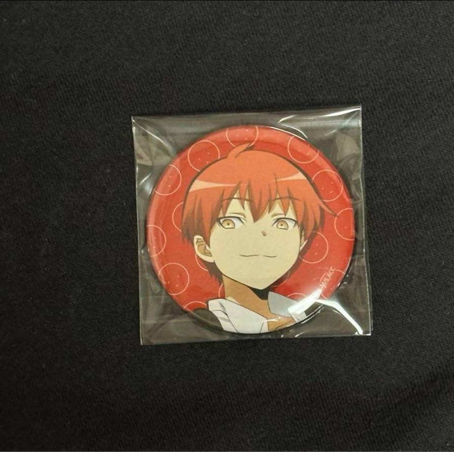 暗殺教室 渚 業 カルマ 10周年 缶バッジ 暗殺教室 渚 業 カルマ 10周年