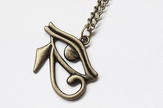 Amazon | 古代ブロンズのエジプトのネックレス、ホルスの目、エジプト