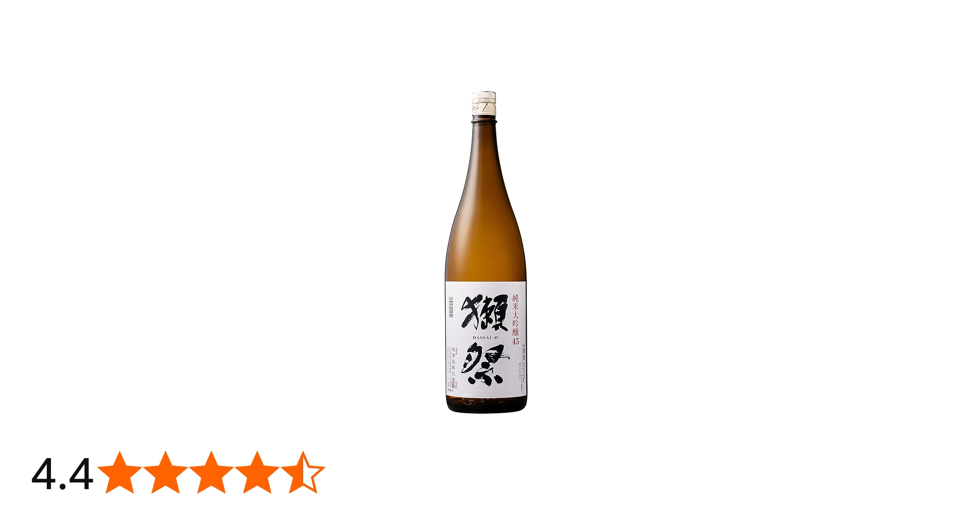 Amazon.co.jp: 獺祭(だっさい) 純米大吟醸45 1800ml : 食品・飲料・お酒