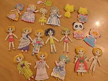 グリコおまけ昭和レトロパピーちゃん(セーラー服乗馬服)