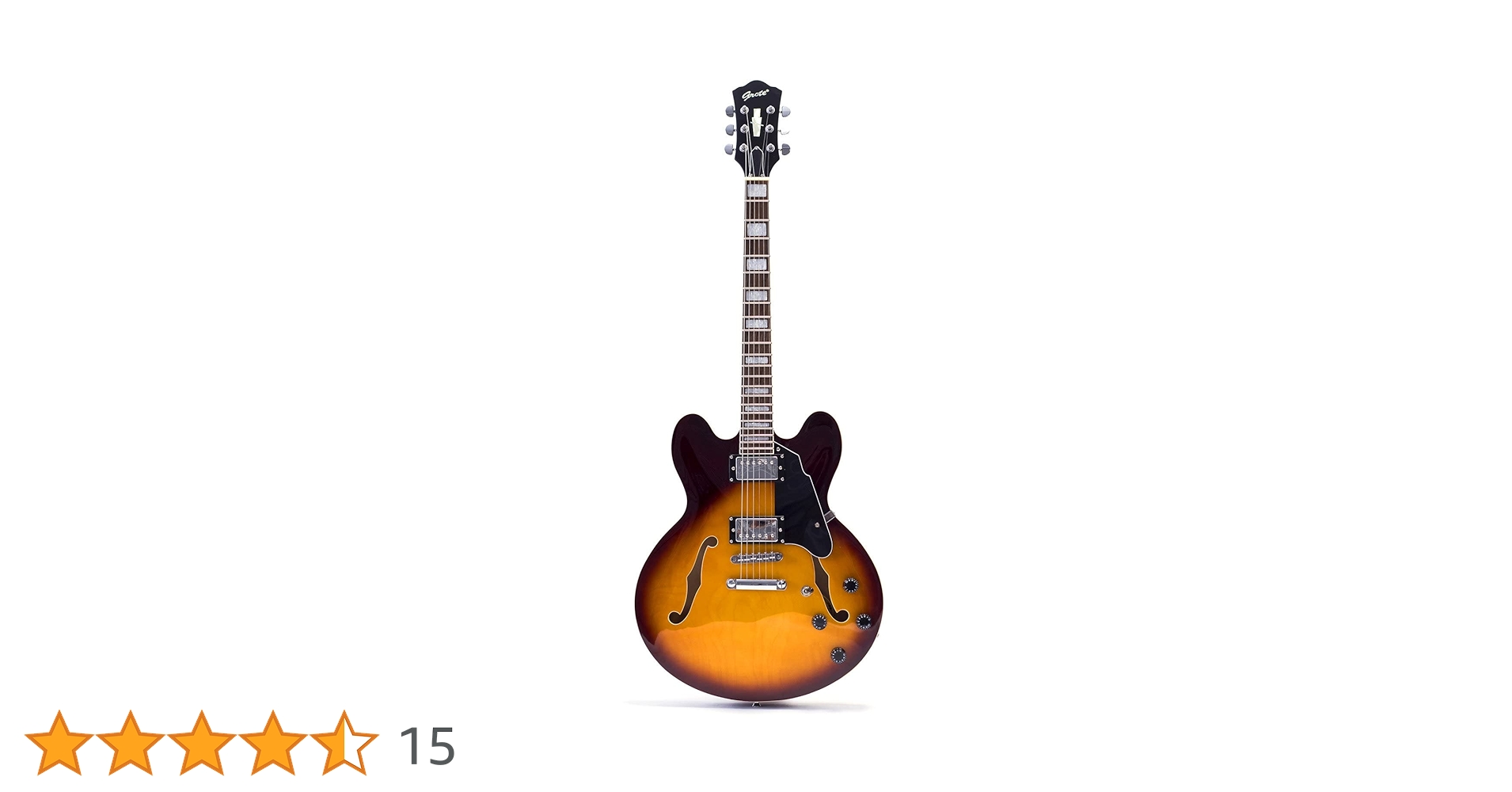 NG セミホロウボディギター サンバースト NG セミホロウボディギター