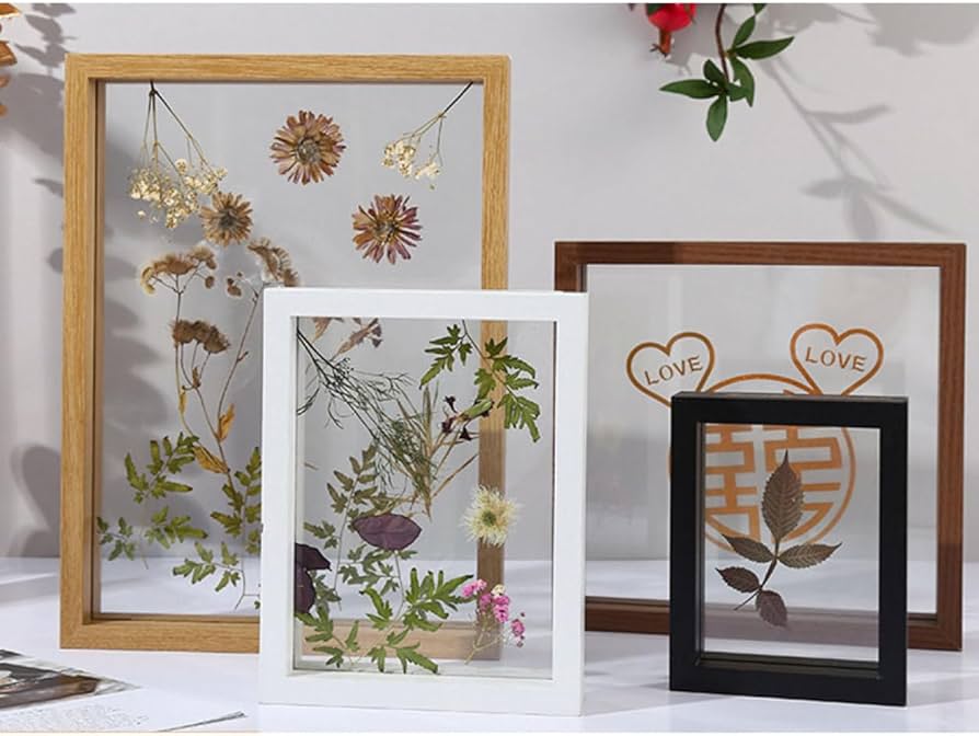 押し花アート額【タテ54cm×ヨコ45cm】 墨絵アレンジ お値引き価格