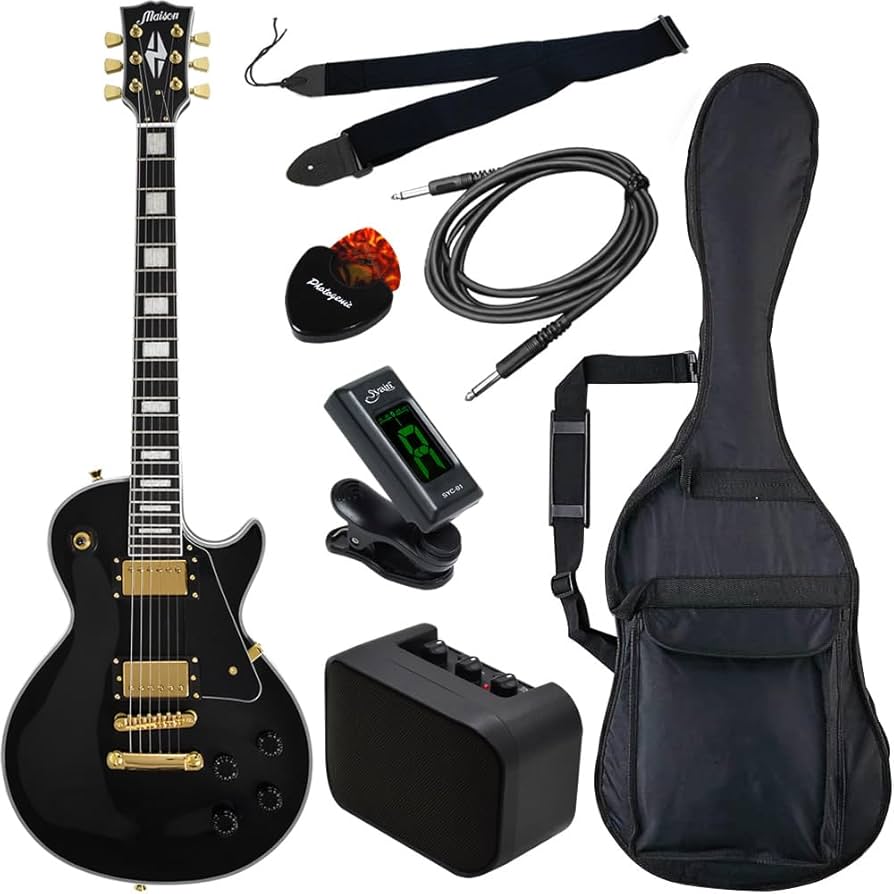 Amazon | Maison メイソン エレキギター レスポールタイプ LP-38C/BK