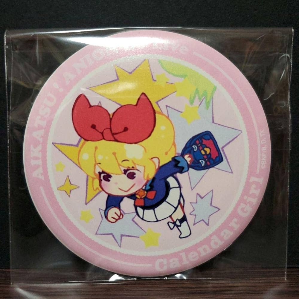 アイカツ アニONカフェ 白銀リリィ マグネットバッジ マグバッジ