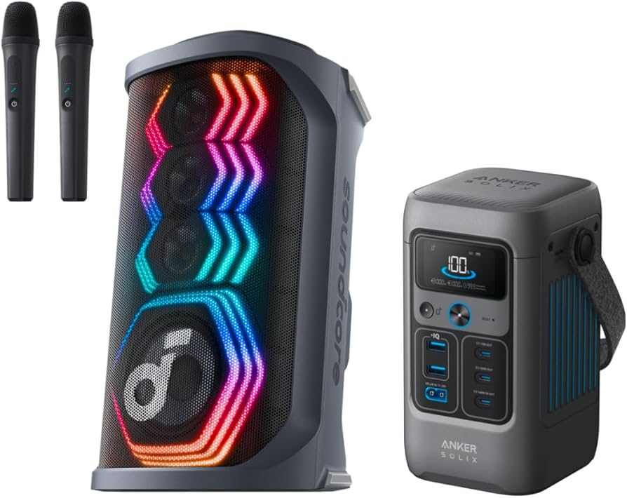 Amazon.com: Anker Power Bank Station SOLIX & soundcore Rave 3S AI