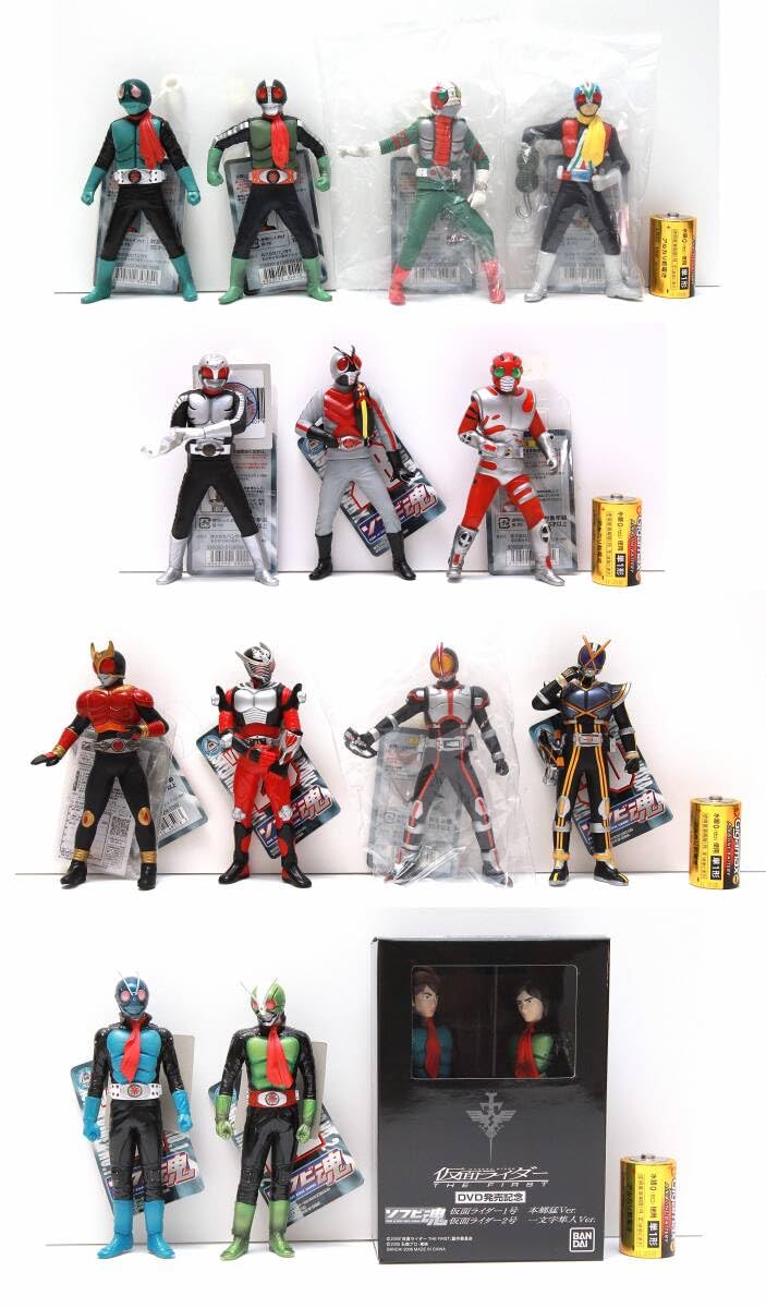歴代 仮面ライダー ソフビセット 30体 歴代 仮面ライダー ソフビセット
