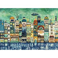 Amazon | エポック社 500ピース ジグソーパズル イラスト/アート 西村