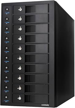 Amazon | センチュリー 裸族のスカイタワー 10Bay IS 独立電源スイッチ