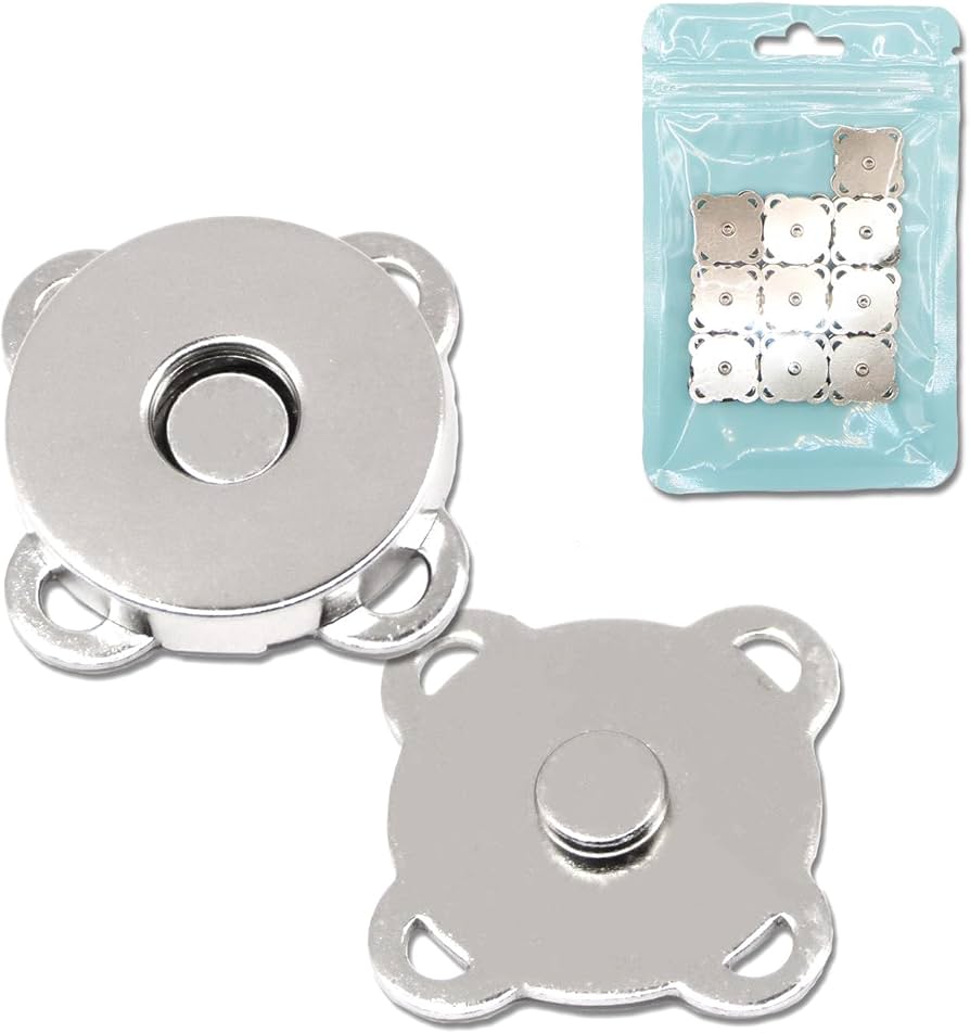 Amazon | JoyWave マグネットボタン ホック 18mm シルバー 10組入り