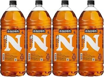 Amazon.co.jp: [4本セット] ニッカ フロンティア ウイスキー 4000ml