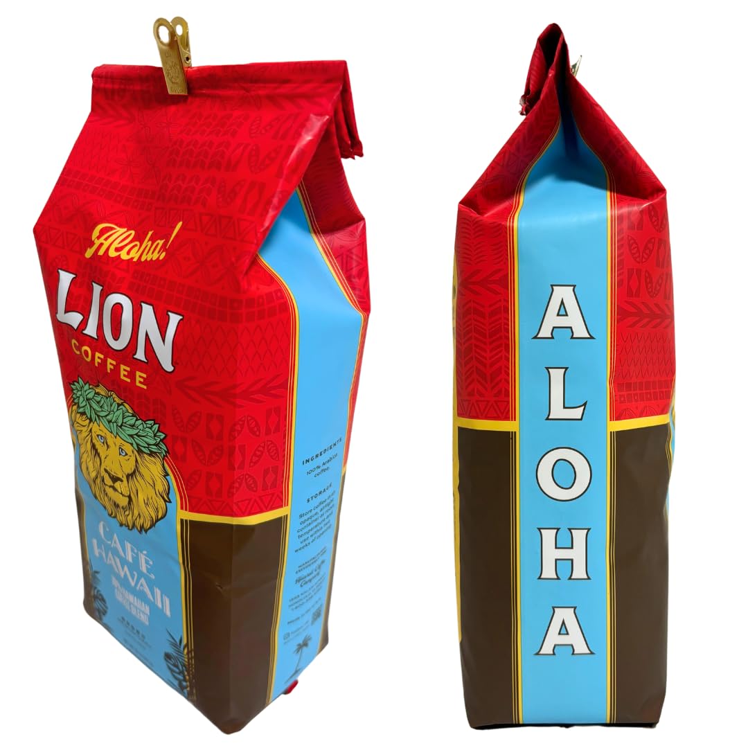 Amazon | ライオン コーヒー 793g×2袋 カフェ ハワイ ミディアム