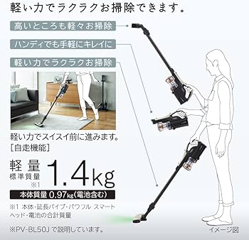 Amazon | 日立(HITACHI) 掃除機 パワかる コードレス スティック