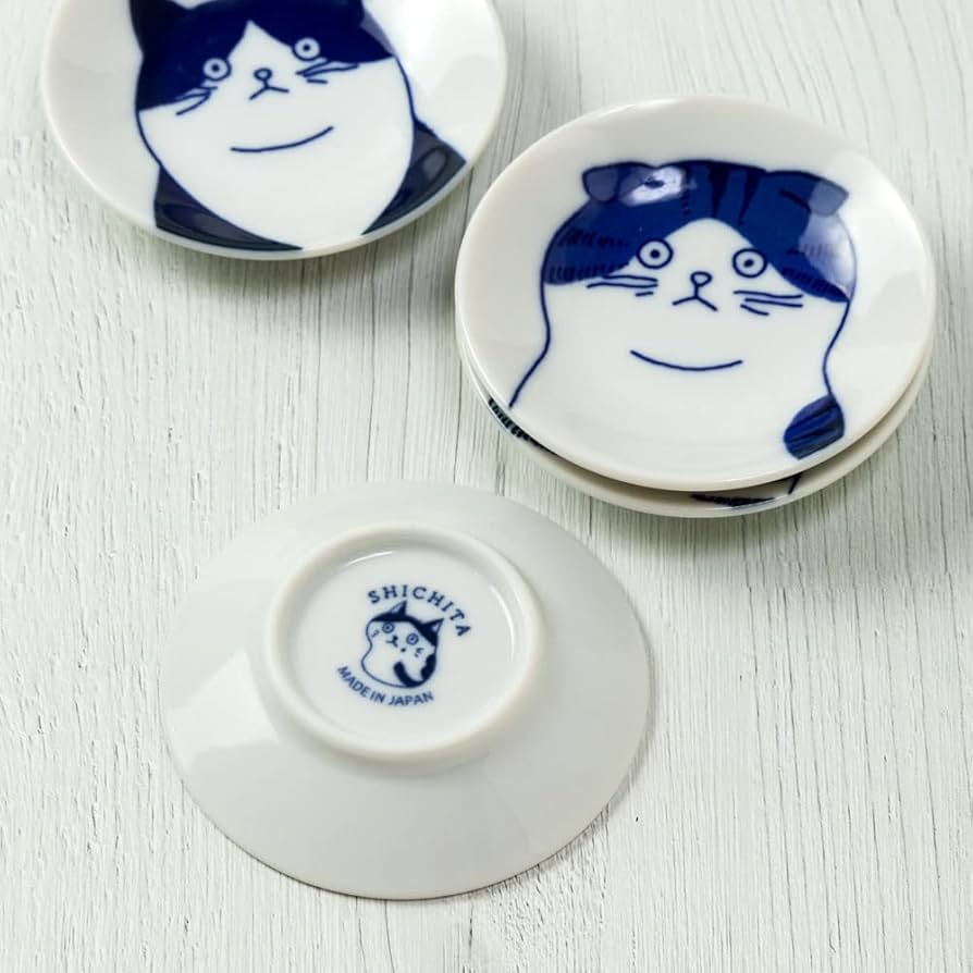 瀬戸太白手 or 瀬戸染付磁器 小皿（5枚セット）美品！ 瀬戸太白