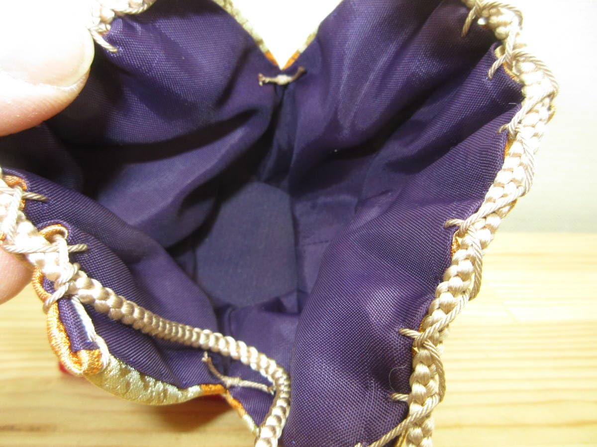 Amazon.co.jp: 逢絢亭 茶道具 仕覆 四滴茶入仕覆 正絹 万暦緞子 日本製